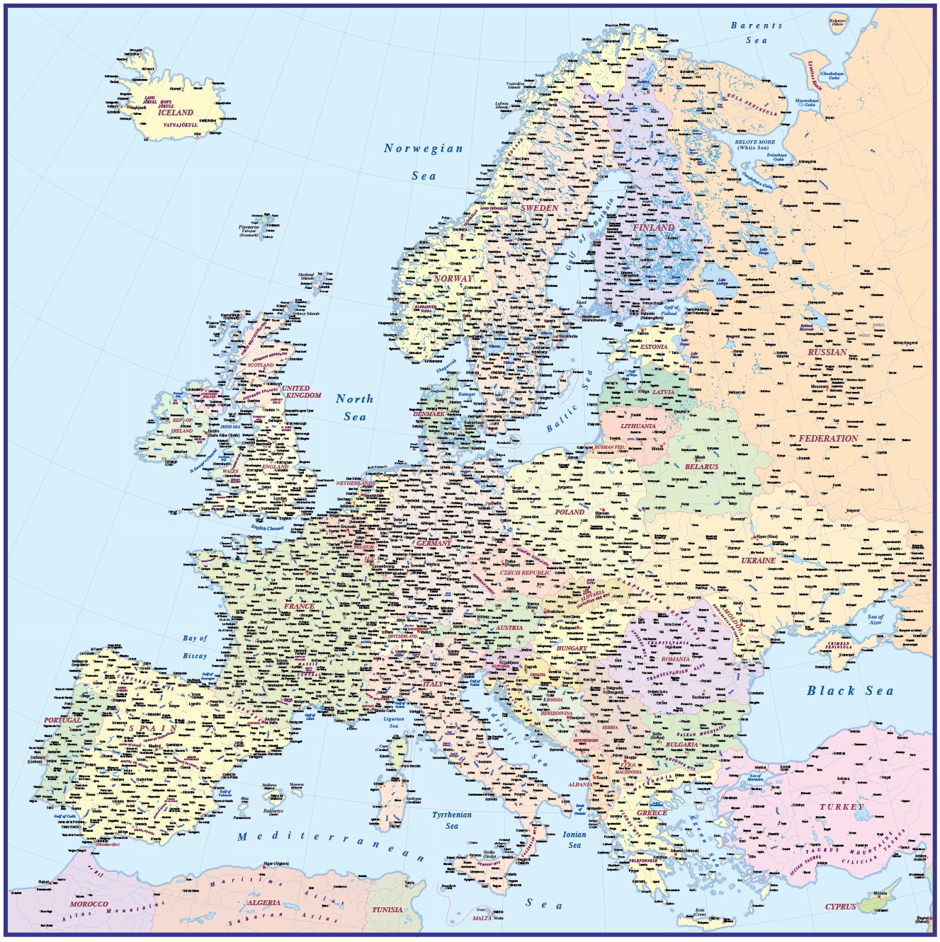 Mapas carreteras europa pdf